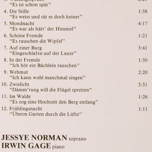 Schumann,Robert: Frauenliebe u.Leben / Liederkreis, Philips (416 672-1), NL, 1976 Typ: LP Best.-Nr.: K1372 Preis: 7,50 Euro