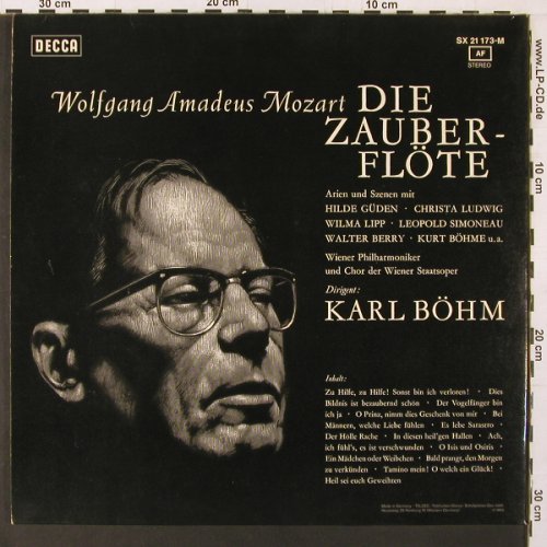 Mozart,Wolfgang Amadeus: Die Zauberflöte-Arien & Szenen, Foc, Decca(SX 21 173-M), D,  - LP - K144 - 6,00 Euro