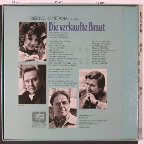 Smetana,Friedrich: Die verkaufte Braut, Gesaufn. deut., Eurodisc(89 036 XGR), D, Box, 1975 - 3LPQ - K168 - 12,50 Euro