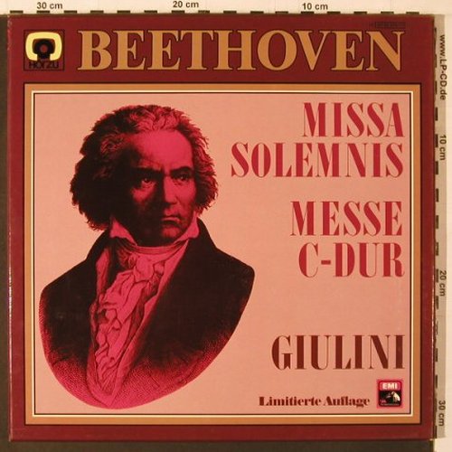 Beethoven,Ludwig van: Missa Solemnis/Messe C-Dur, Lim.Ed, EMI / HörZu(197-52 675/77), D Box,  - 3LPQ - K186 - 14,00 Euro