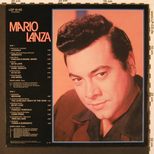 Lanza,Mario: Golden Records, Vol.2, RCA(LSP 10 412), D, Promo, 1973 - LP - K18 - 6,00 Euro