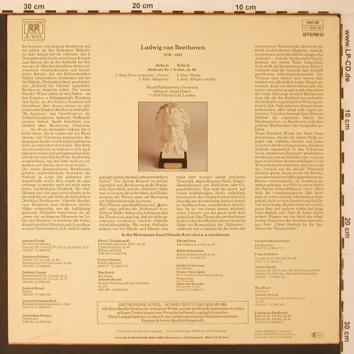 Beethoven,Ludwig van: Sinfonie Nr.7 A-Dur, op.92, Metronome Juwel(0140.186), D, 1976 - LP - K200 - 6,00 Euro