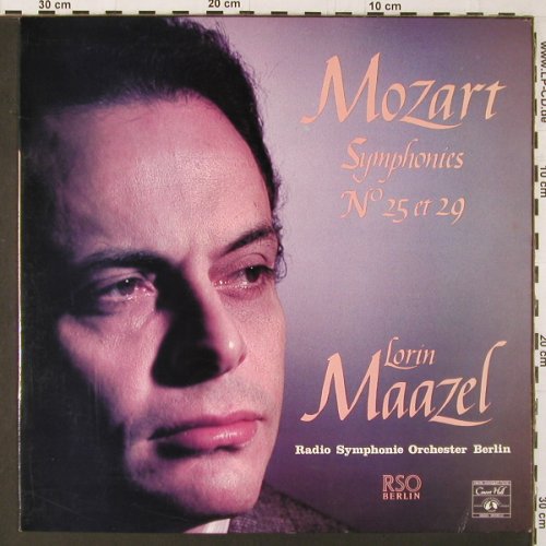 Mozart,Wolfgang Amadeus: Symphonies No.25 et 29, m /vg+, Concert Hall(SMS 2626), ,  - LP - K235 - 6,00 Euro