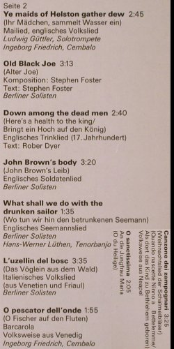 Adam,Theo: Europäische Volkslieder, Eterna(8 35 087), DDR, 1981 - LP - K240 - 6,00 Euro