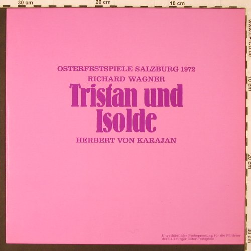 Wagner,Richard: Tristan und Isolde, 1+3 Aufzug, EMI Electrola(KK 900 021 S), D, 1972 - LP - K242 - 20,00 Euro
