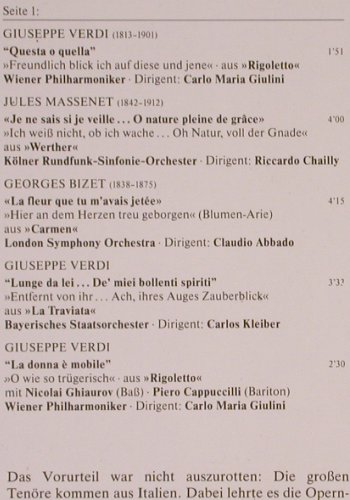 Domingo,Placido: Opern-Gala, Club-Edition, m-/vg+, Deutsche Grammophon(42 340), D,  - LP - K256 - 5,00 Euro