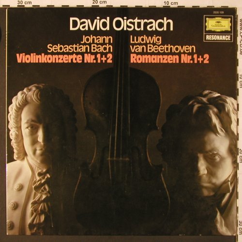 Bach,Johann Sebastian / Beethoven: Violinkonzerte Nr1&2 / Romanzen 1&2, D.Gr. Resonance(2535 109), D,whMuster, 1975 - LP - K274 - 9,00 Euro