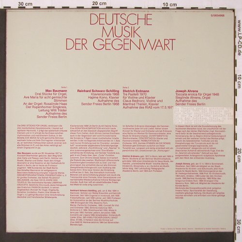 V.A.Deutsche Musik der Gegenwart: Serie 2, VDMK / D.Gr.(5/0654968), D, 1971 - LP - K275 - 17,50 Euro
