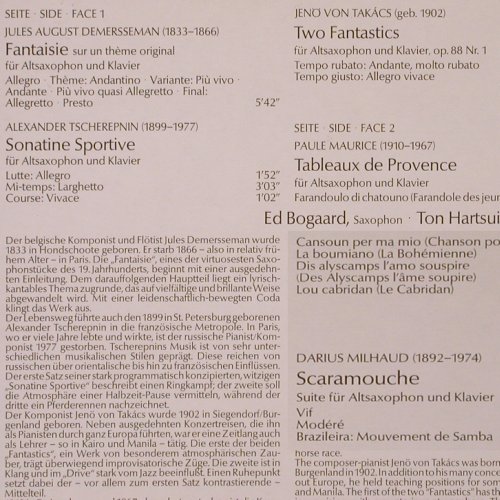 V.A.Virtuose Kammermusik: Jules August Demersseman..Milhaud, Telefunken(6.42841 AZ), D, m-/vg+, 1982 - LP - K291 - 9,00 Euro