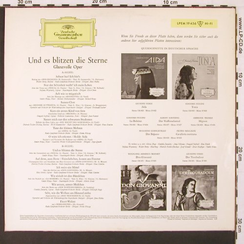 V.A.Und es blitzen die Sterne: Glanzvolle Oper, 15 Tr., Mono, Deutsche Gramophon(LPEM 19 456), D, 1964 - LP - K29 - 9,00 Euro