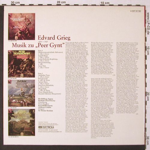 Grieg,Edvard: Peer Gynt, Bühnenmusic zu, EMI(037-00 136), D,  - LP - K331 - 7,50 Euro