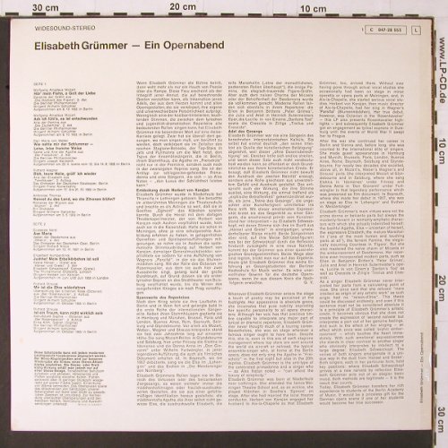 Grümmer,Elisabeth: Ein Opernabend, m/vg+ cover~~, Dacapo(C 047-28 553), D,  - LP - K338 - 6,00 Euro
