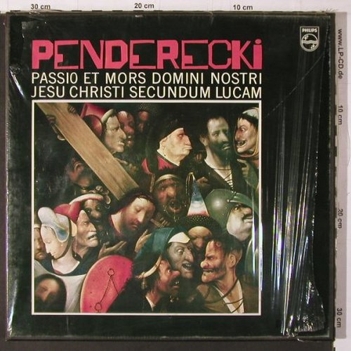Penderecki,Krzysztof: Passio Et Mors Domini Nostri / Jesu, Philips(802 771/72 AY), NL,FS-New,  - 2LP - K339 - 24,00 Euro