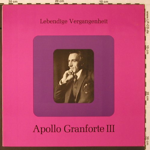 Granforte,Apollo: Lebendige Vergangenheit III, m-/vg+, LV(LV  1322), A,  - LP - K368 - 6,00 Euro