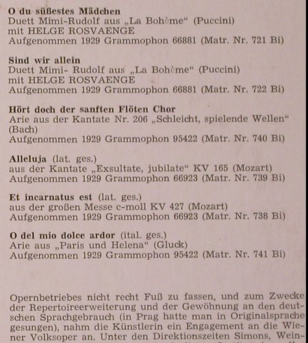 von Debicka,Hedwig: Lebendige Vergangenheit, m-/vg+, LV(LV 65), A,  - LP - K369 - 6,00 Euro