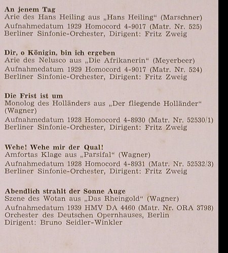 Nissen,Hans Hermann: Lebendige Vergangenheit, vg+/vg+, LV(LV 58), A,  - LP - K371 - 5,00 Euro