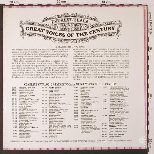 Chaliapin,Feodor: Great Voices of the Century, Vol.5, Everest/Scala(870), US,  - LP - K386 - 7,50 Euro