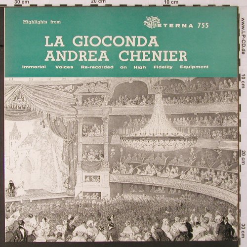 Chenier,Andrea: La Gioconda - Highlight from, Eterna(755), US,  - LP - K387 - 7,50 Euro