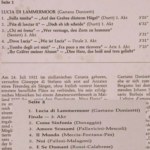 Di Stefano,Giuseppe: Die unsterbliche Stimme, m-/vg+, Bellaphon International(BI 1819), D,  - LP - K396 - 7,50 Euro