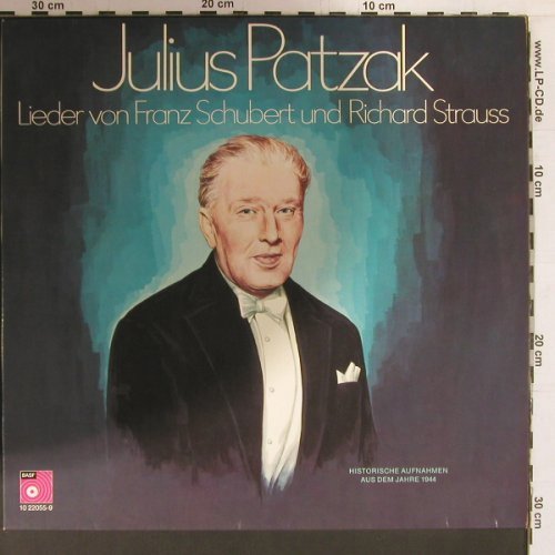 Patzak,Julius: Lieder von Schubert & Strauss, BASF(10 22055-9), D, 1974 - LP - K408 - 7,50 Euro