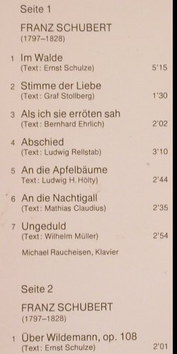 Patzak,Julius: Lieder von Schubert & Strauss, BASF(10 22055-9), D, 1974 - LP - K408 - 7,50 Euro