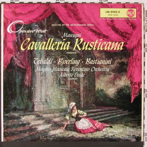 Mascagni,Pietro: Cavalleria Rusticana - Arien&Szenen, RCA(LM-2243-C), D,  - LP - K42 - 6,00 Euro