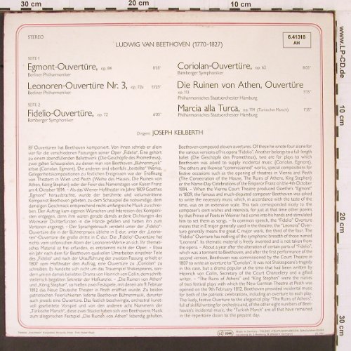 Beethoven,Ludwig van: Ouvertüren, Egmond, Leonore.., Telefunken Aspekte(6.41318 AH), D, Ri,  - LP - K447 - 7,50 Euro
