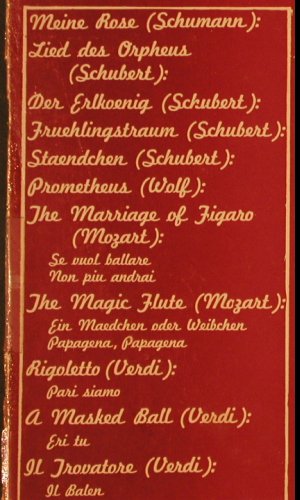 Rehkemper,Heinrich: sings, m-/vg-, Scala(809), US,  - LP - K451 - 7,50 Euro