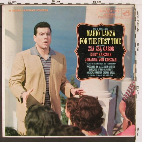 Lanza,Mario: For The First Time - Soundtrack, RCA(LM-2338), US, 1959 - LP - K459 - 9,00 Euro