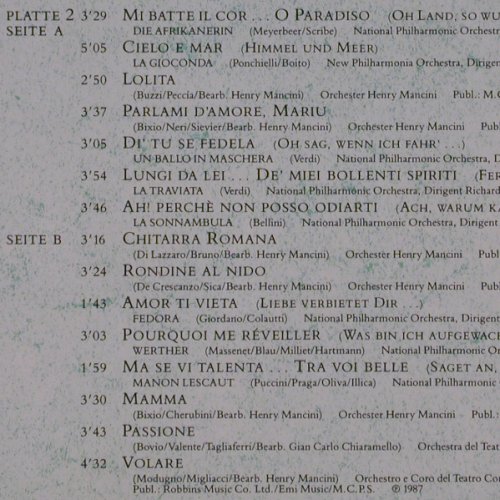 Pavarotti,Luciano: Pavarottissimo, Foc, Dino(DLP 1911), D, 1988 - 2LP - K468 - 7,50 Euro