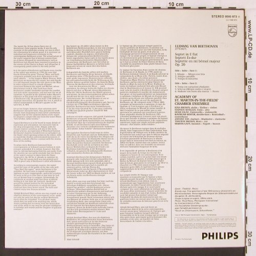 Beethoven,Ludwig van: Septett Es-Dur op.20, Philips(9500 873), NL, 1980 - LP - K471 - 7,50 Euro