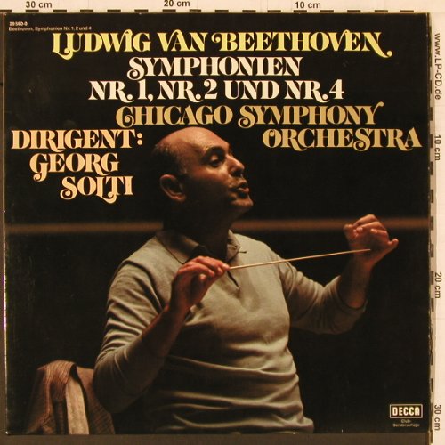 Beethoven,Ludwig van: Symphonien Nr.1,Nr.2 und Nr.4, Foc, Decca Club Ed.(29 560-0), D, 1975 - 2LP - K479 - 9,00 Euro