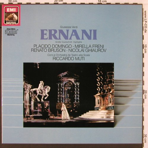Verdi,Giuseppe: Ernani, Live Recording, gr.Querschn, EMI(29 0507 1), D, 1983 - LP - K486 - 7,50 Euro