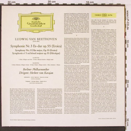 Beethoven,Ludwig van: Sinfonie Nr.3 Es-dur op.55 Eroica, Deutsche Gramophon(SLPM 138 802), D, Ri,  - LP - K501 - 7,50 Euro