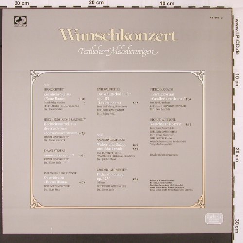 V.A.Wunschkonzert: Festlicher Melodienreigen, Marcato(43 843 2), D, 1986 - LP - K514 - 6,00 Euro