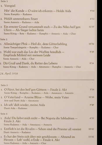 Verdi,Giuseppe: Aida, Gr.Szenenfolge in deut., Foc, Acanta(DE 23.057), D, Mono, 1977 - 2LP - K525 - 9,00 Euro