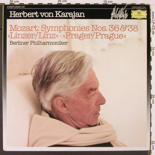 Mozart,Wolfgang Amadeus: Symphonies Nos.36&38, Linz/Prager, D.Gr. Signature(410 840-1), D, Ri, 1984 - LP - K543 - 6,00 Euro
