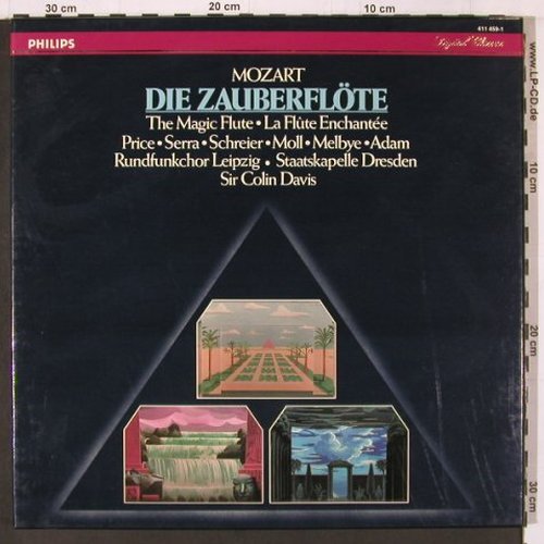 Mozart,Wolfgang Amadeus: Die Zauberflöte, Box, Philips(411 459-1), D, 1984 - 3LP - K552 - 17,50 Euro