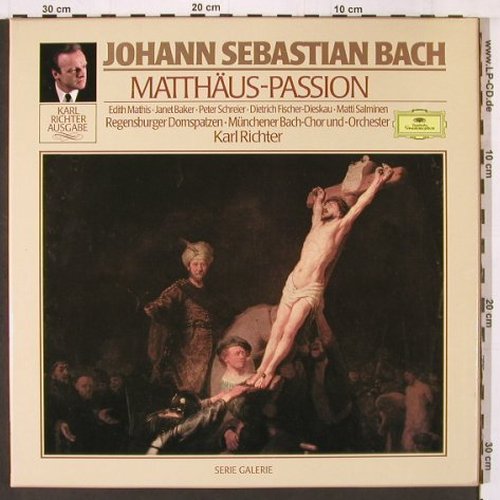 Bach,Johann Sebastian: Matthäus-Passion BWN 244, Box, D.Gr. Serie Galerie(413 939-1), D, 1980 - 4LP - K553 - 17,50 Euro