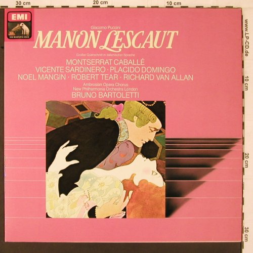 Puccini,Giacomo: Manon Lescaut, gr.Querschnitt, ital, EMI(061-02 370), D, 1972 - LP - K563 - 6,00 Euro