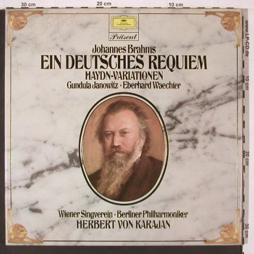 Brahms,Johannes: Ein Deutsches Requiem, Box, D.Gr. Präsent(2726 505), D, Ri,  - 2LP - K564 - 9,00 Euro
