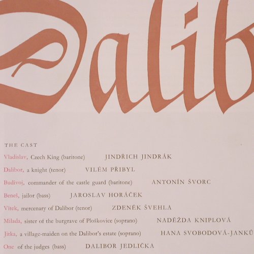 Smetana,Bedrich: Dalibor, Box, m-/vg+, Supraphon(50971/3), CSSR, 1968 - 3LP - K572 - 15,00 Euro
