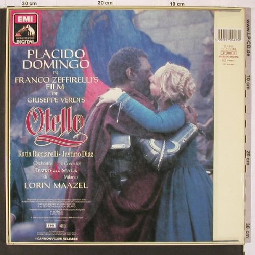 Verdi,Giuseppe: Otello, Box, EMI(27 0461 3), D, 1986 - 2LP - K573 - 12,50 Euro