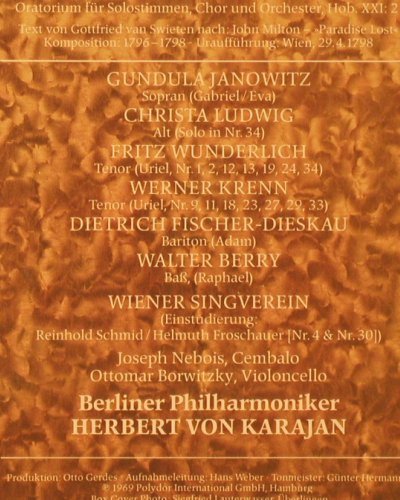 Haydn,Joseph: Die Schöpfung, Box, (rec.1969), D.Gr. Präsent(413 483-1), D, Ri,  - 2LP - K588 - 9,00 Euro