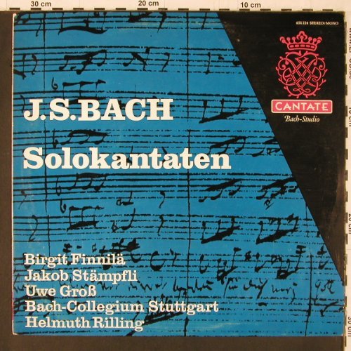 Bach,Johann Sebastian: Solokantaten, BWV 35 1-7, BWV 158, Cantate(651 224), D,  - LP - K605 - 7,50 Euro