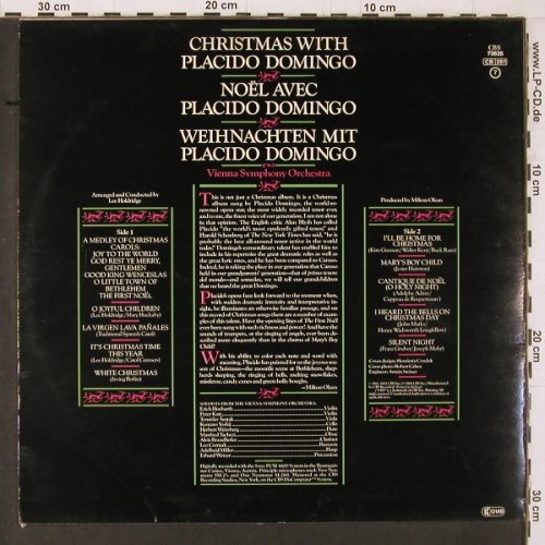 Domingo,Placido: Christmas With, CBS(73635), NL, 1981 - LP - K607 - 5,00 Euro
