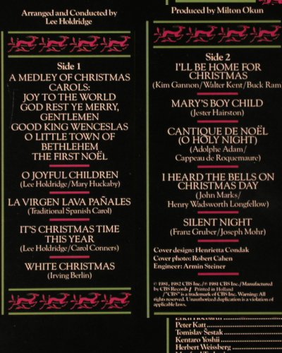 Domingo,Placido: Christmas With, CBS(73635), NL, 1981 - LP - K607 - 5,00 Euro