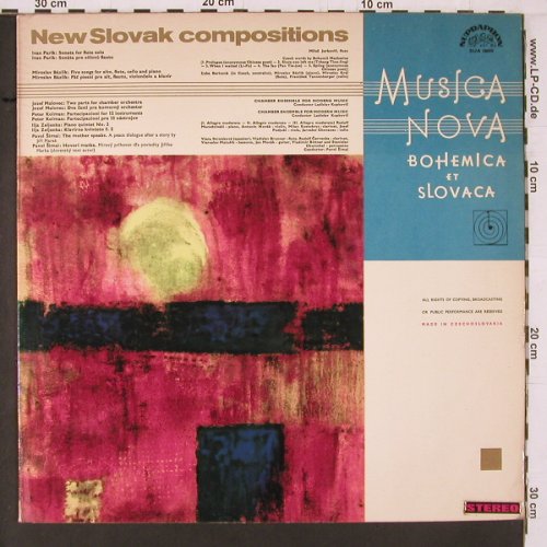 V.A.New Slovak Compositions: Musica Nova, Bohemica et Slovaca, Supraphon(SUA 18655), CZ,vg+/vg+, 1965 - LP - K612 - 9,00 Euro