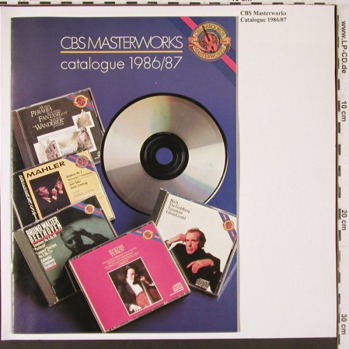 V.A.CBS Masterworks: Catalogue 1986/87, CD's+LP's, CBS(), , 1986 - Book - K618 - 5,00 Euro