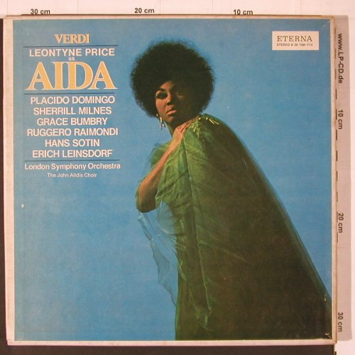 Verdi,Giuseppe: Aida, Box, Eterna(8 26 708-710), DDR, 1976 - 3LP - K622 - 12,50 Euro